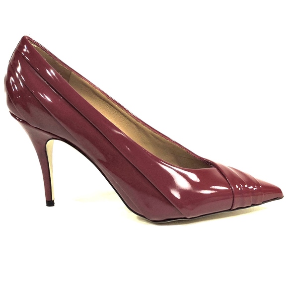 ALESSANDRO DI MARIA Patent Leather RED PAMPS - Picture 4 of 8